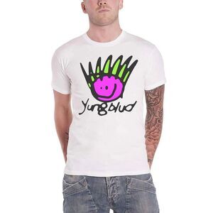 Yungblud Unisex Adult Face Cotton Back Print T-Shirt / White